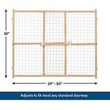 MidWest Homes for Pets Wooden Pet Gate 32-inch