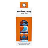 Metro Paws Dog Poopy Bags Orange Multi 8 Pack