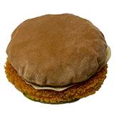Kentucky Fried Chicken Sandwich Dog Toy 5-inch