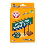 A&H Dog Waste Bags for Swivel Bin & Rake