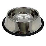Steel Dog Bowl Non Skid 32 ounce