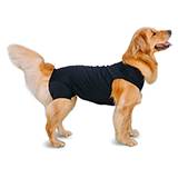 Shed Defender Medical Onsie for Dogs Black XXSmall