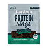SmartBones Protein Rings Duck Flax Pumpkin Dog Treats 5oz