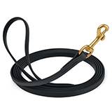 Viper Biothane Long Line Dog Lead Black 20ft x 1/2