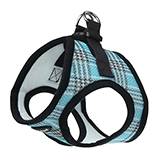 Wrap-n-Go Dog and Cat Step In Harness Blue Plaid Small
