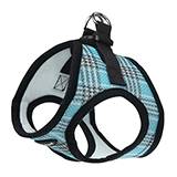 Wrap-n-Go Dog and Cat Step In Harness Blue Plaid XSmall