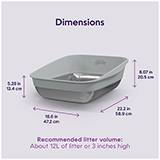Litter Genie Platinum Steel Litter Box