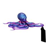 Decorative Static Octopus Aquarium Ornament One of a Kind