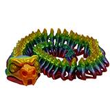 Decorative Skeleton Snake Aquarium Ornament One of a Kind