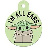 Engraved ID Tag Large Circle Star Wars All Ears