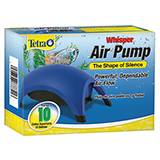 Whisper Air Pump for up to 10 Gallon Aquarium