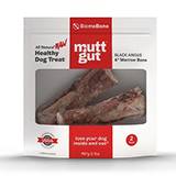 Mutt Gut Frozen Black Angus Beef 6 inch Marrow Bones 2 Pack
