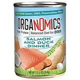 Organomics Dog Salmon Duck Canned Dog Food 12-oz. each