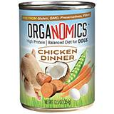 Organomics Dog Chicken Dinner Canned Dog Food 12-oz. each