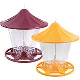 Classic Round Seed Bird Feeder 2.5Lb Maroon or Yellow