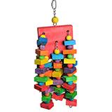 A & E Happy Beaks Up Against the Wall Bird Toy