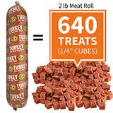 Happie Howie's Dog Turkey Soft Meat Treat Roll 2lb