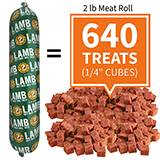 Happie Howie's Dog Lamb Soft Meat Treat Roll 2lb