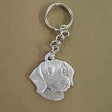 Pewter Key Chain I Love My Beagle