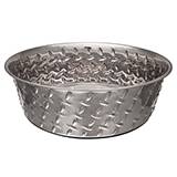Loving Pets Diamond Plate Non Skid Pet Bowl 2 Quart