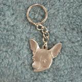 Pewter Key Chain I Love My Chihuahua