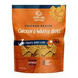 Farmland Traditions Chicken and Waffle Bites Dog Treats 16oz
