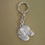 Pewter Key Chain I Love My Dachshund