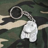 Pewter Key Chain I Love My English Springer