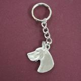 Pewter Key Chain I Love My Great Dane