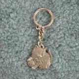 Pewter Key Chain I Love My Kitten w/ball