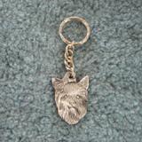 Pewter Key Chain I Love My Yorkshire Terrier
