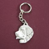 Pewter Key Chain I Love My Newfoundland