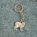 Pewter Key Chain I Love My Manx