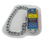 Coastal Titan Chrome Steel Dog Choke Chain Heavy 20 inch