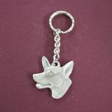 Pewter Key Chain I Love My Welsh Corgi