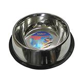 Steel Dog Bowl Non Skid 2 Quart (64 ounce)