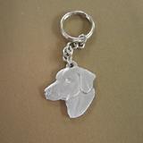 Pewter Key Chain I Love My Rhodesian Ridgeback