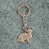 Pewter Key Chain I Love My Burmese