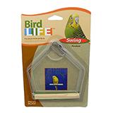 Penn Plax Swing Wood 4 inch Bird Toy