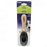 Bristle Dog Grooming Brush Small with Wood Handle