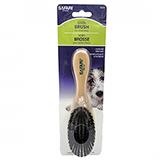 Safari Dog Grooming Brush Small with Wood Handle