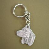 Pewter Key Chain I Love My Coonhound