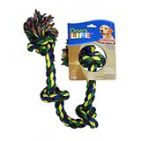 Rope Tug 4-Knot Color Large Dog Toy