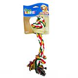 Rope Bone Medium Color Dog Toy