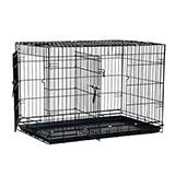 Wire Fold-Down Dog Crate 42x28x30