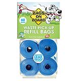 Bags On Board 4 Pack Doggy Waste Clean-up Bags Refill
