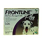Frontline PLUS Dog 45-88 lb 3 pack Flea and Tick Treatment