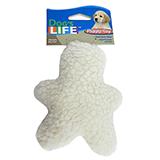 Fleece Man 5 inch Dog Toy with Squeaker