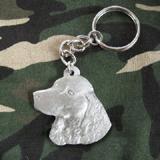 Pewter Key Chain I Love My American Water Spaniel