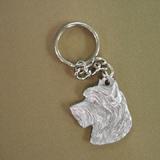 Pewter Key Chain I Love My Australian Terrier